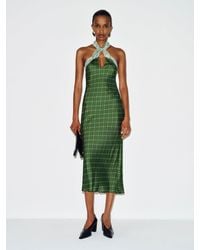 Reformation - Meli Silk Twill Dress 10 - Lyst