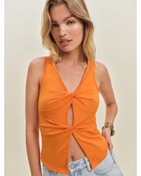 Reformation - Tefi Knit Top - Lyst