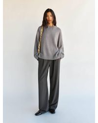 Reformation - Cove Cashmere Oversized Crew Sweater - Lyst