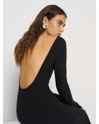 Reformation Remi Knit Dress in Natural | Lyst