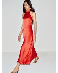 Reformation - Katelyn Silk Dress 0 - Lyst