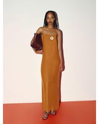 Reformation - Glenna Silk Dress - Lyst