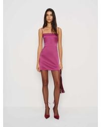 Reformation - Frankie Silk Mini Dress 2 - Lyst