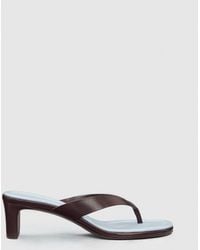 Reformation - Jessie Block Heel Sandal - Lyst