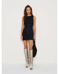 Reformation Davies Bustier Denim Mini Dress in Blue | Lyst