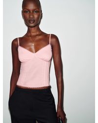 Reformation - Karissa Top Lace - Lyst