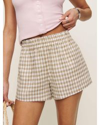 Reformation - Mila Linen Short - Lyst