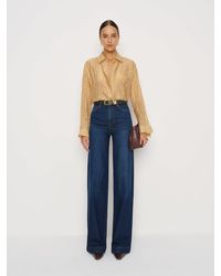 Reformation - Bex Super Stretch High Rise Wide Leg Jeans Cotton - Lyst