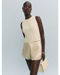 Reformation - Callie Cotton Ribbed Sweater Tank Top - Lyst