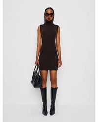 Reformation - Holland Cashmere Turtleneck Sweater Dress - Lyst