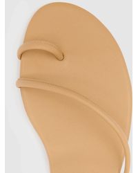 Reformation - Ludo Toe Ring Strappy Flat Sandal 5 - Lyst