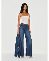 Reformation - Cary Low Rise Slouchy Wide Leg Jeans Denim - Lyst