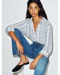 Reformation - Inez Flat Mule Eel - Lyst