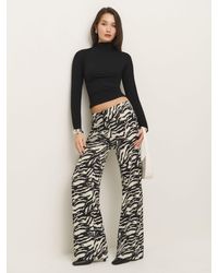 Reformation - Vida Low Rise Pant - Lyst