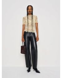 Reformation - Aggie Top Butter Lace - Lyst