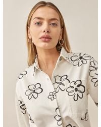 reformation parker shirt