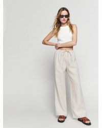 Reformation - Olina Linen Short Pant - Lyst