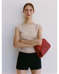 Reformation - Rhiannon Sheer Alpaca Sweater Top - Lyst