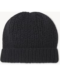 The Row Cashmere Ayfer Hat in Black - Lyst