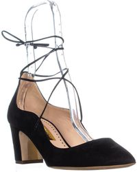 Rupert Sanderson Poet Lace Up Court Shoes - Black