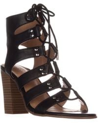 black buckle gladiator sandals