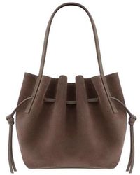 Yuzefi - Borsa Tote Marrone - Lyst