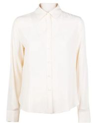 Seventy - Camicia Panna - Lyst