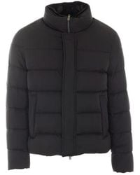 Herno - Giaccone Nero - Lyst