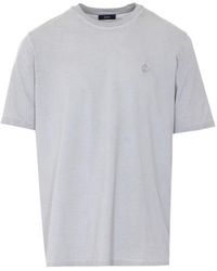 Herno - T-Shirt E Polo Grigio - Lyst