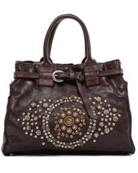 Campomaggi - Shopper Rossella Strass Testa Di Moro - Lyst