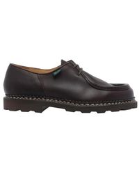 Paraboot - Scarpe Basse Stringate Marroni - Lyst