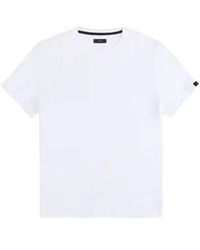 Fay - T-Shirt E Polo Bianco - Lyst