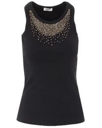 Liu Jo - Top Con Strass - Lyst