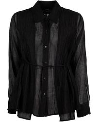 Seventy - Camicia Nera - Lyst