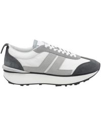 Lanvin - Sneakers Basse Allacciate Bumpr Bianche - Lyst