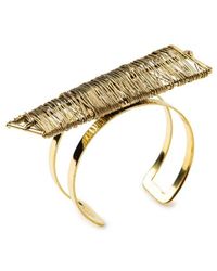 Malloni - Bracciale Rigido Oro - Lyst