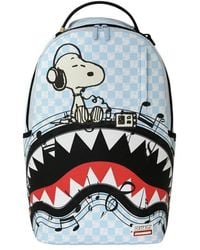 Sprayground - Zaino Peanuts Snoopy Jams Azzurro E Nero - Lyst