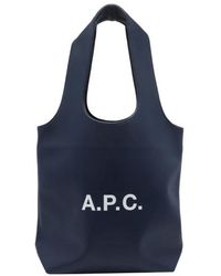 A.P.C. - Borsa Blu - Lyst