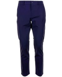 Cruna - Pantalone Blu Notte Regular Fit - Lyst
