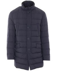 Herno - Giaccone Blu - Lyst