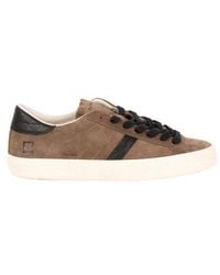 Date - Sneakers Basse Marroni - Lyst
