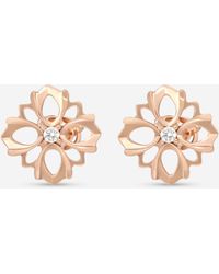Gucci - Flora 18K Diamonds Stud Earrings Ybd79624800100U - Lyst