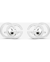 Gucci - Gg Running 18K Stud Earrings Ybd09407400100U - Lyst
