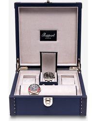 Rapport - London Kensington Smooth Leather Six Watch Box L321 - Lyst