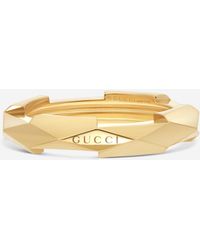 Gucci - Link To Love 18K Studded Band Ring Ybc662177001008 - Lyst
