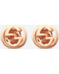 Gucci - Interlocking G 18K Stud Earrings Ybd74854300100U-Copy - Lyst
