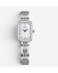 Longines - Equestrian Stainless Steel Diamond Quartz Ladies Watch L6.140.4.87.6 - Lyst