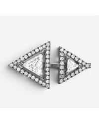 Messika - Thea Toi & Moi 18K Blackened Diamond Ring Sz. 6.75 06500-0Bg - Lyst