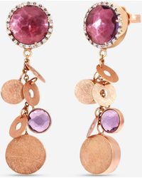 Nanis - 18K Diamond & Amethyst Drop Earrings Os2-501 - Lyst
