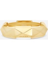 Gucci - Link To Love 18K Studded Band Ring Ybc662184001012 - Lyst